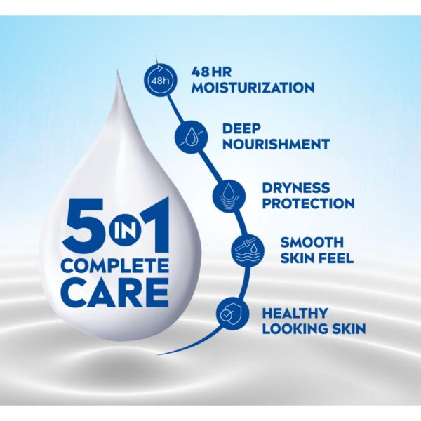 NIVEA Nourishing Body Milk 600ml Body Lotion | 48 H Moisturization | With 2X Almond Oil | Smooth and Healthy Looking Skin |For Very Dry Skin - Image 3