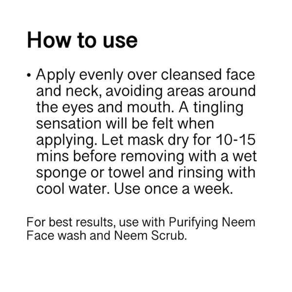 Himalaya Herbals Purifying Neem Pack, 100g - Image 3