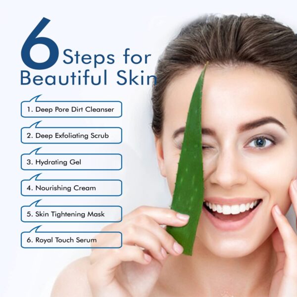 NutriGlow NATURAL'S Salon Series Facial Kit Helps in Dullness Treatment, All Skin Types, 60gm - Image 2