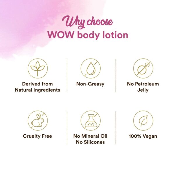 WOW Skin Science Himalayan Rose Body Lotion For Light Hydration - Normal To Oily Skin - with Rose Water, Beetroot Extract - 400mL - Image 5