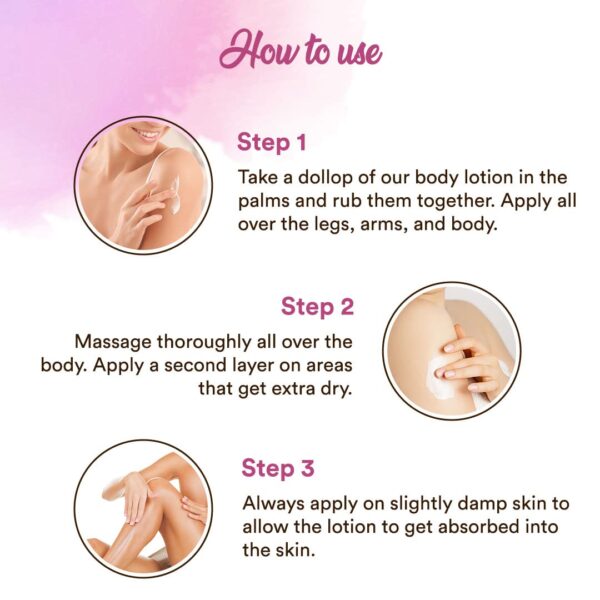 WOW Skin Science Himalayan Rose Body Lotion For Light Hydration - Normal To Oily Skin - with Rose Water, Beetroot Extract - 400mL - Image 3