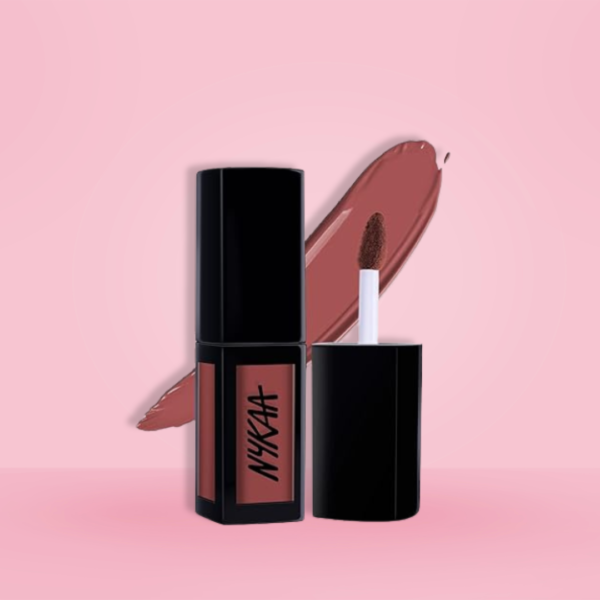 Nykaa Matte to Last Liquid Lipstick (14 Jhumki, Brown)